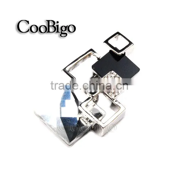 Fashion Jewelry Crystal Rhinestone Rectangular Pin Brooch Women Lady Dresses Hijab Scarf Party Gift Appreal Accessories photo-6