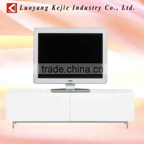 Hot Sale Modern Stainless Steel Leg 5-layer Black Tempered Glass TV Stand Cabinet Table photo-4