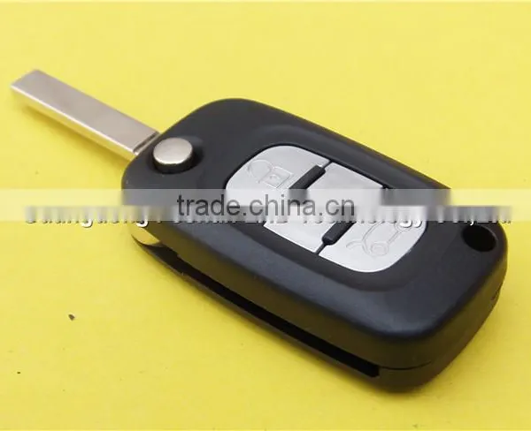 Refit Key Case for Renault Clio Megane Laguna 3 Button Remote Flip Key photo-4