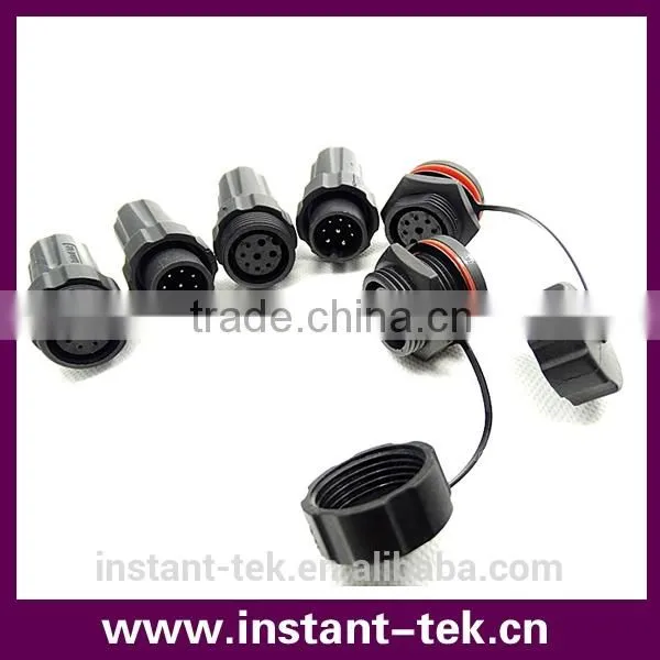 INST Plug and Socked IP68 Pin Head Connector 22mm M22 photo-5