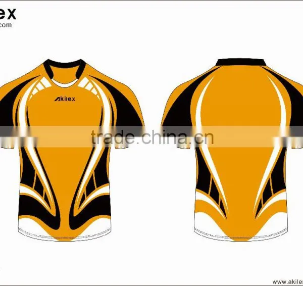 Sublimation Rugby Jersey Dry Fit Fabric photo-6
