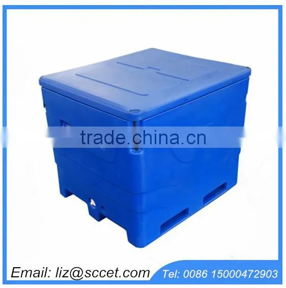 Roto-molded Fish Moving Bins Fish Bins for Transporting Fish Transport Bins for Frozen Products photo-2