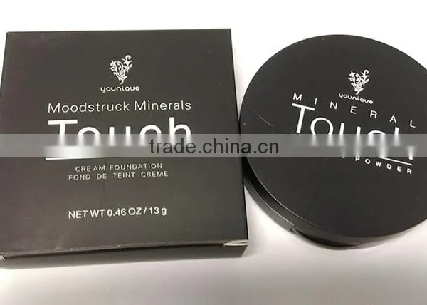 2015 Best Selling Wet Mineral Touch Foundation Natural Face Powder Waterproof Makeup Face Pressd Powder With Mirror photo-2