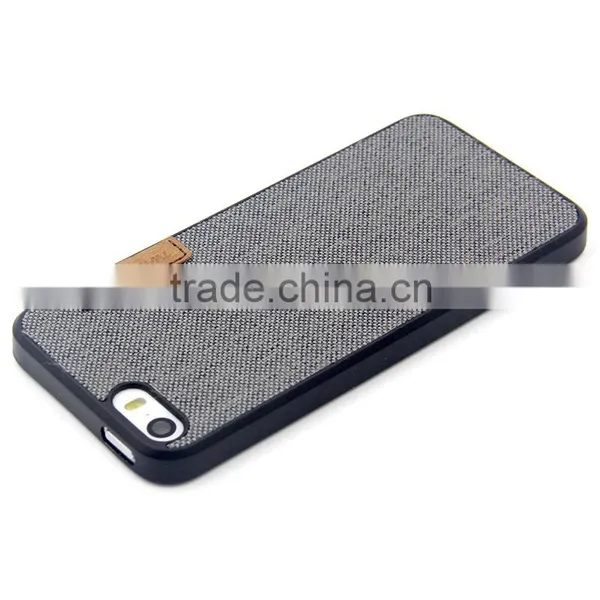 Fabric Back Cover Mobile Case For IPhone 5/5S/SE photo-3