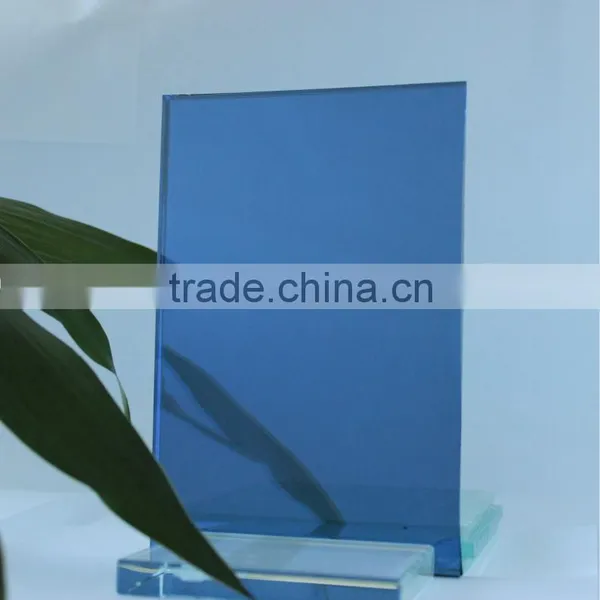 4mm Dark Blue Reflective Glass