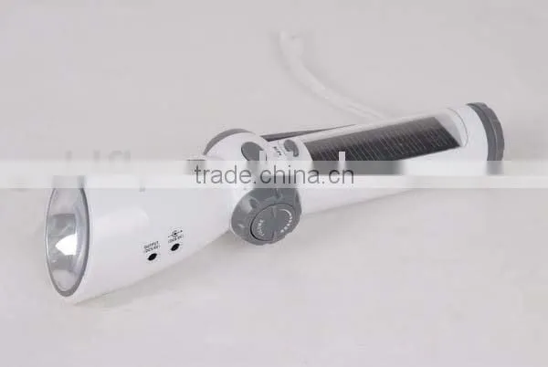 Solar Flashlight (GF-YB006b)(led solar flashlight/mini solar flashlight)