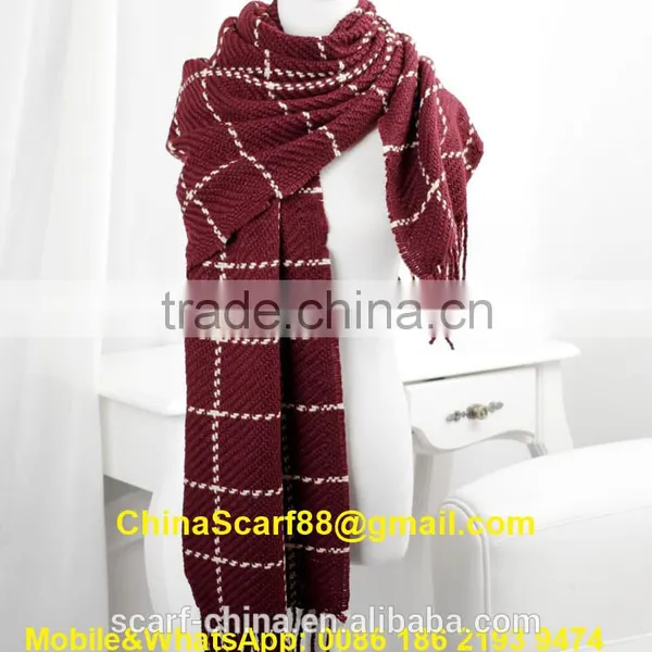 Wholesale Winter Wool Blend Scarf photo-2