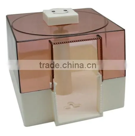 Square Transparent Khaki Toilet Paper Roll Dispensers photo-3