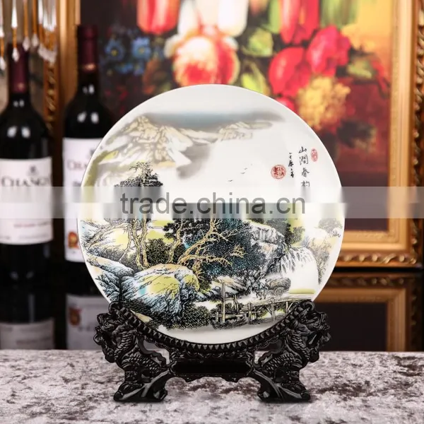 Wholesale Christmas Wedding Decorative Ceramic Plate photo-3