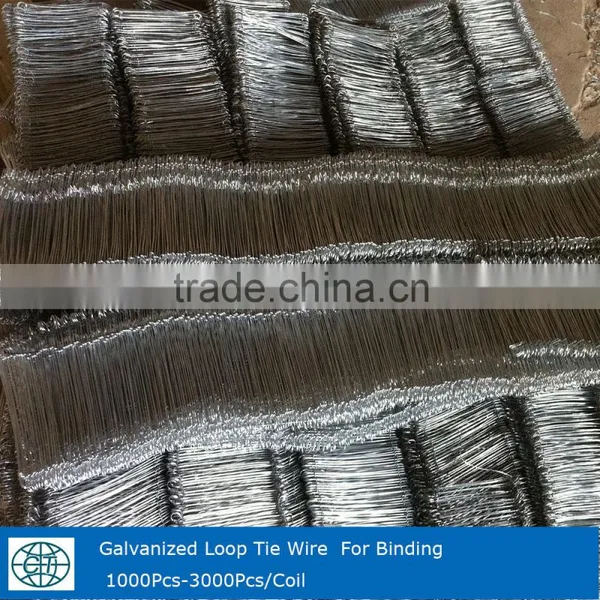 Galvanized Double Loop Tie Wire 3'' to 6'' For Binding photo-2