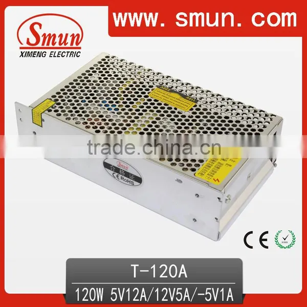 120W 5V 12V -5V Triple Switching LED Power Supply T-120A photo-3