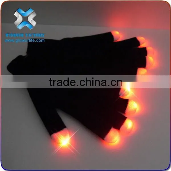 2016 Fashion Halloween Led Gloves,novelty Light up White Gloves photo-2