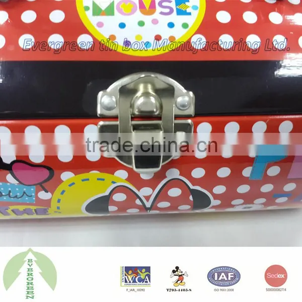 2016 New Hot Tin Boxes With Pin Hinge, Lock and Handle photo-6