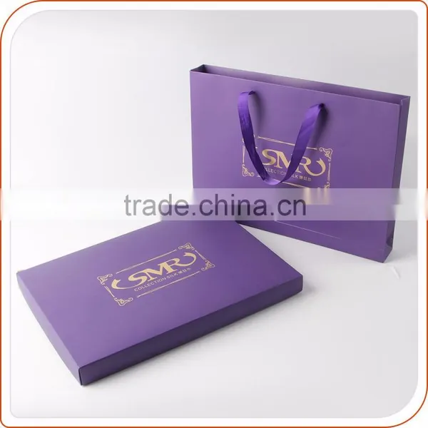 Feet Lock no Glue Flat Gift Box Clothes Packaging Plain Paper Box Supplier's Choice photo-2