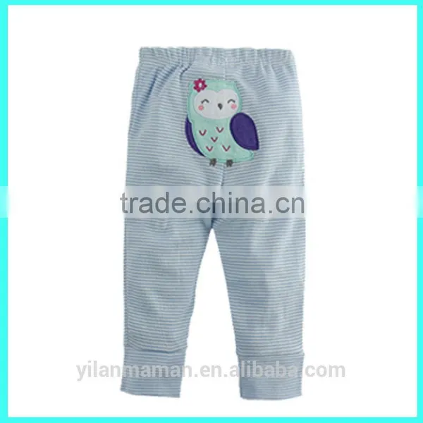 Hot Sale 100% Cotton Cute Embroirdery Kids / Children / Baby Pants for Autumn Quality Choice photo-4