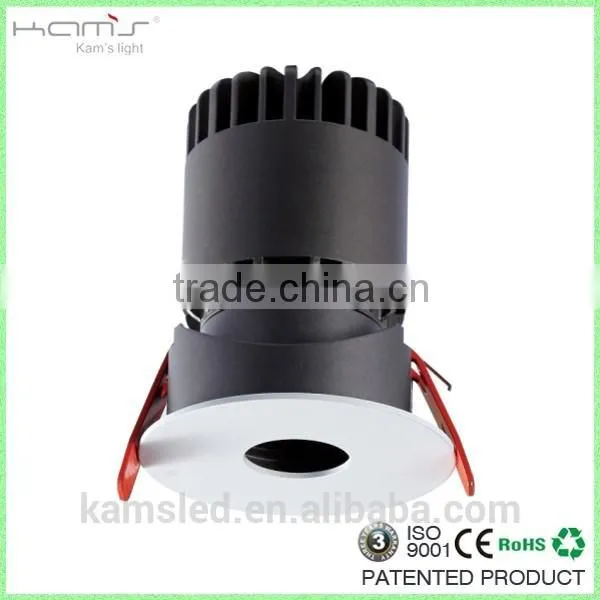 75mm Cutout CRI 90 High Lumans Dimmable 12w Cob Led Ceiling Light With SAA ,TUV Approved Pinhole Led Downlight photo-3