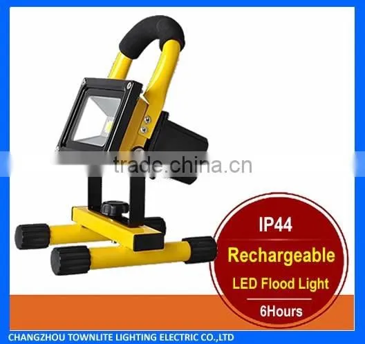 Outdoor Emergency 10w Portable Rechargeable Led Flood Light for Camping
