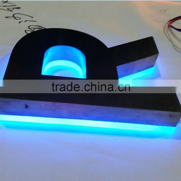 High-quality Stainless Steel Alphabet Letter Frontlit Led Signs for Outdoor Use
