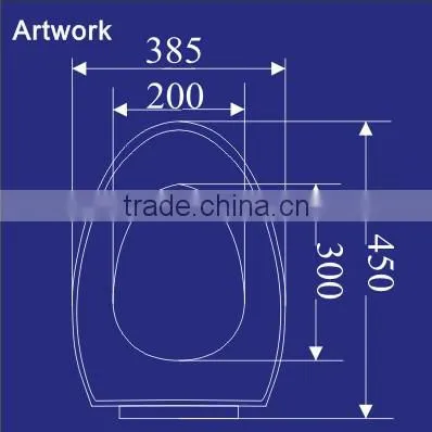 1055 Toilet Seats; Soft-Closing Toilet Seat Cover PP Plastic Ceramic Toilet Seats photo-2
