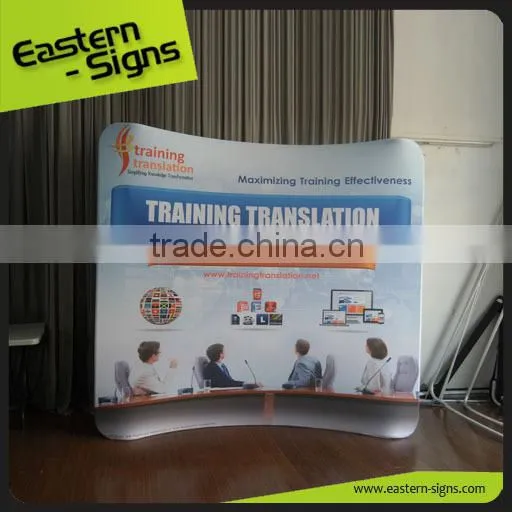 Easy to Install Recyclable Dye Sublimation Tension Fabric Display photo-2
