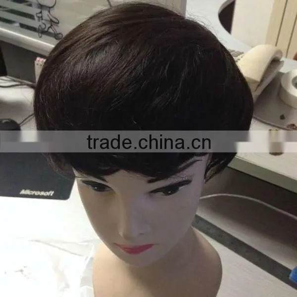 Indian Remy Human Hair Toupee / Wig for Men Natural Hair Wig for Men photo-5