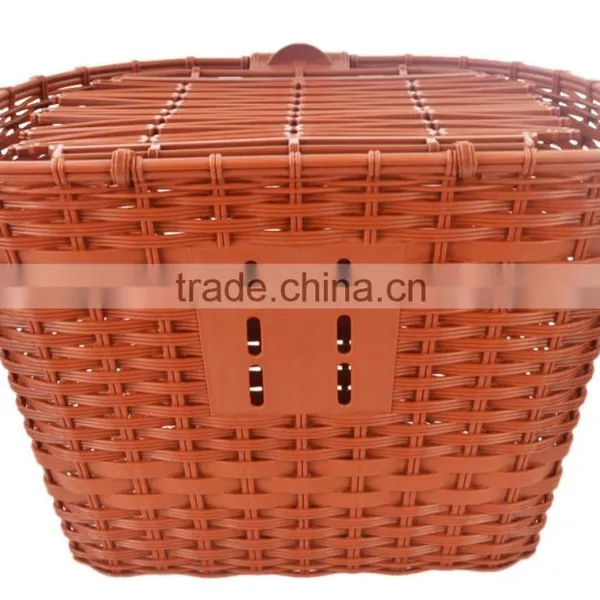 Large Bicycle Basket Electric Bicycle Basket Rattan Bicycle Basket 168 photo-2