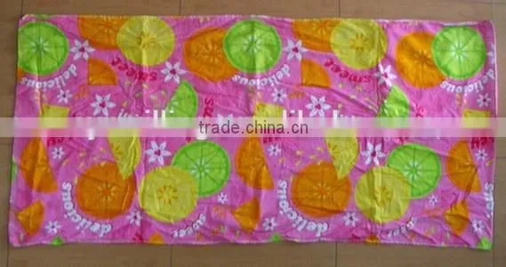 High Quality 100% Cotton Velour Reactive Printing Promotion Beach Towel photo-3