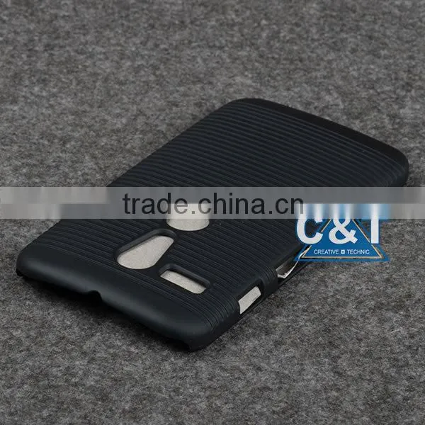 C&T Rubberized Hard Plastic Belt Clip Holster Kickstand for Motorola Moto G Combo Case photo-4