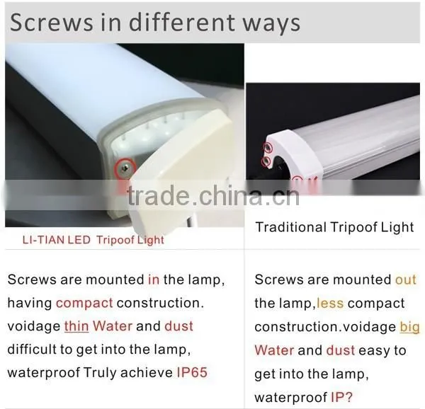 30W CE RoHs BV IP65 0.6m/1.2m/1.5m Led Tri-proof Light 30w photo-6