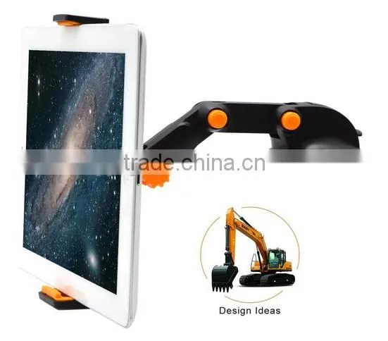 Sunction Mobile Phone Cradle Car Mount Holder, Car Seat Cup Holder for IPad Mini/glaxey Tab photo-2