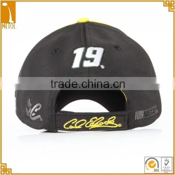 Wjolesale Custom Black 3D Embroidered 6 Panel 100% Cotton Baseball Cap photo-4