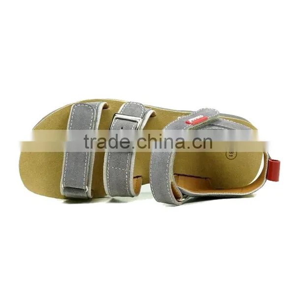 Best Selling OEM Custom Children Boys Suede Leather Sandals With Comfortable Design photo-2
