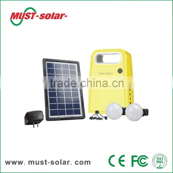 3W Solar Panel Protable Solar Home Lighting Kits photo-2