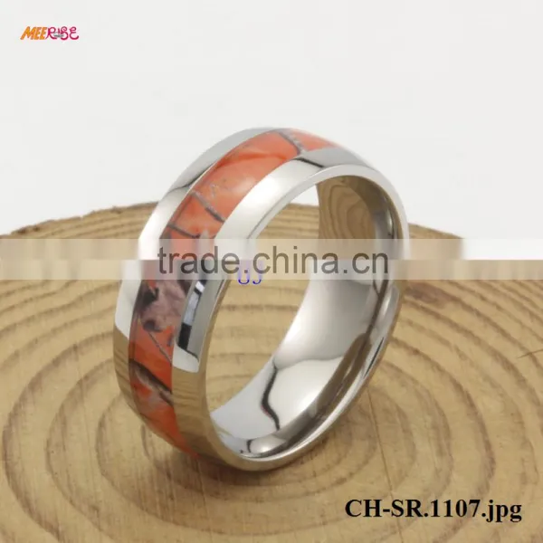 2015 High Quality Fashion Camo TITANIUM Rings For Boys photo-5