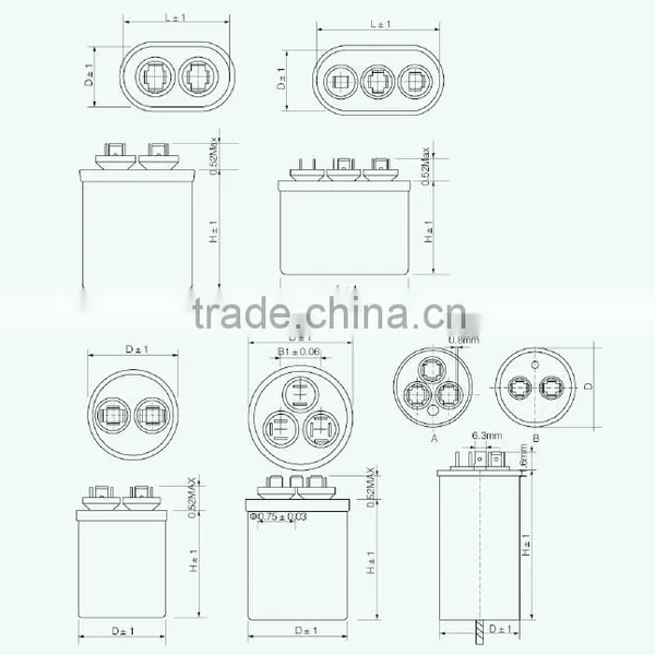 Cbb65 250vac 90uf sh Starting Capacitor photo-6