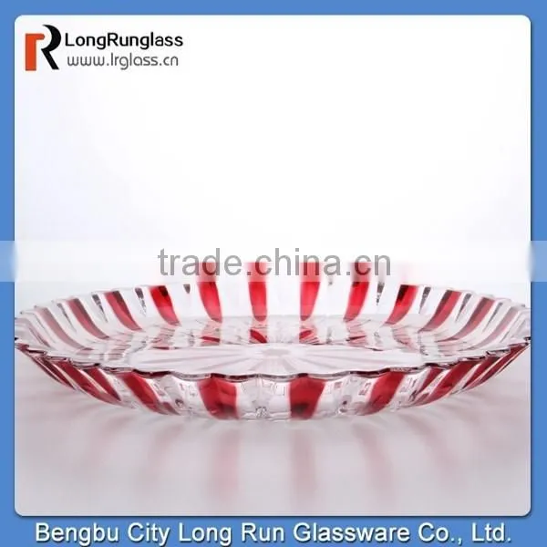 Longrun Hot New Products for 2015 2222g Customed-made Large Painting Fruit Plate Home Decoration Wolesale photo-2