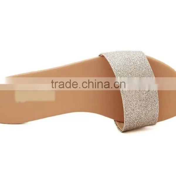 Glitter Shoes Women Ladies Sandals and Slippers New Fashion Ladies Slippers