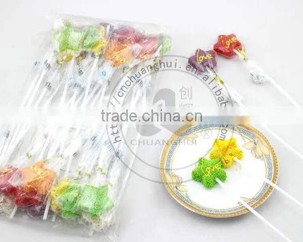 Gelatin Gummy Star Lollipop Candy photo-2