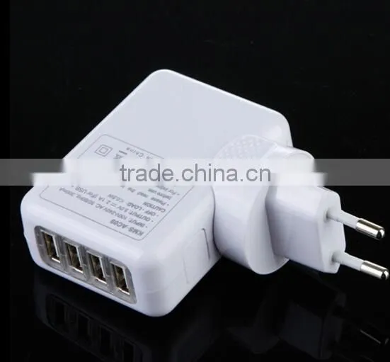 4 Port USB EU/AU/US/UK AC Adapter Plug Travel Charger / Convertible Plug Charger / USB Adapter photo-3