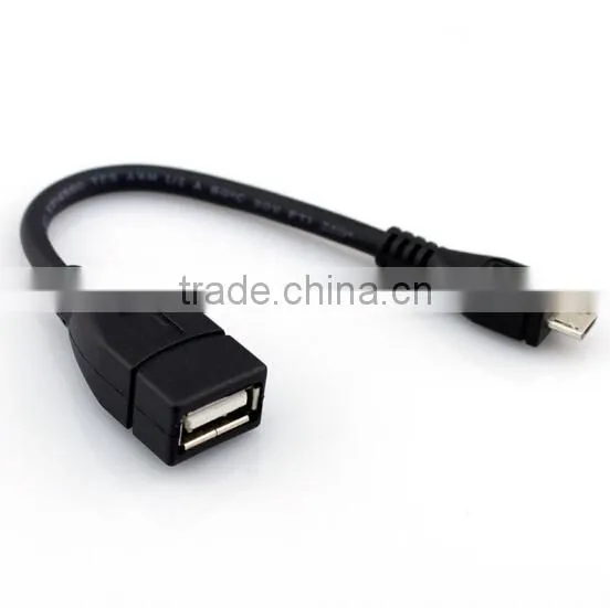Micro USB 2.0 A Female to B Male Converter OTG Adapter Cable / OTg Data Transfer / OTG Data Cable photo-4
