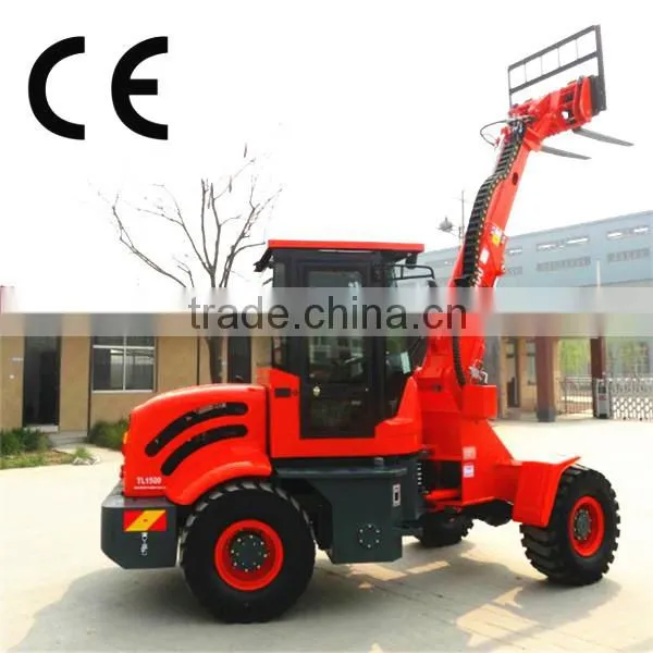 Chinese Wheel Loader TL1500 Small Farm Tractor Front End Loader With Famouse Engine photo-2