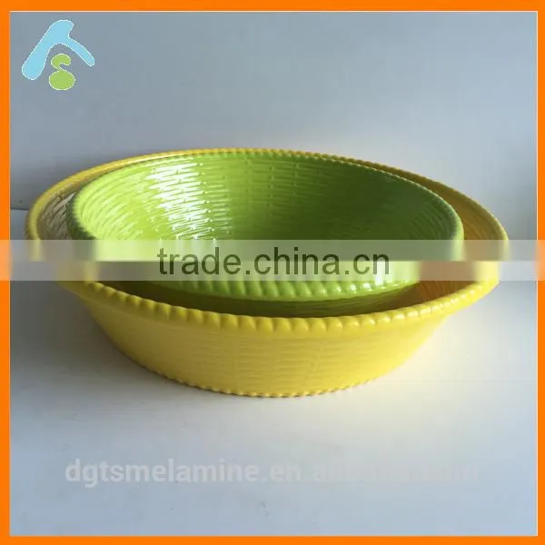 Melamine Fruit Basket Set of 3 for Party and Picnic photo-6