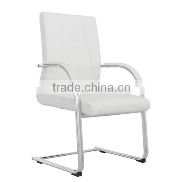 2016 Modern Elegant White Dining Chair With PVC, Chromed Leg for Dining Room Furniture Restuarant Furniture photo-2