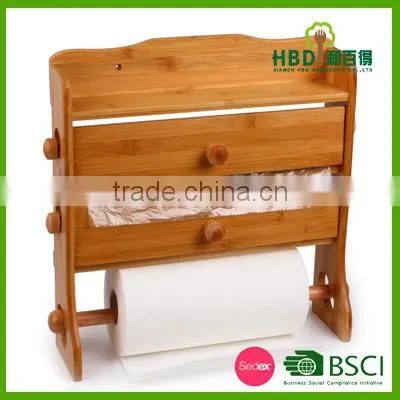 2016 High Quality Bamboo Toilet Roll Holder,wood Toilet Paper Holder Wholesale photo-4