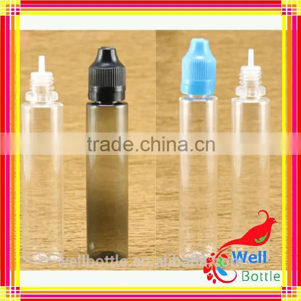 Unique Shaped Plastic Bottles With Black Unicorn Bottle for e Liquid With 30ml 60ml 120ml Unicorn Bottle Twist Cap Pet photo-2
