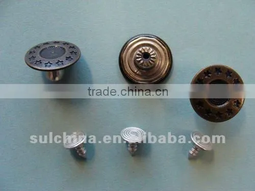 Jeans Buttons and Rivets
