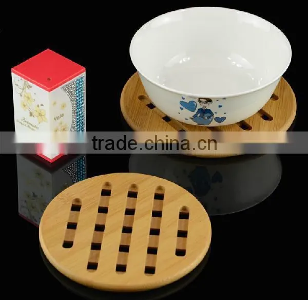 Bamboo Cup Bowl Mat Coaster photo-5