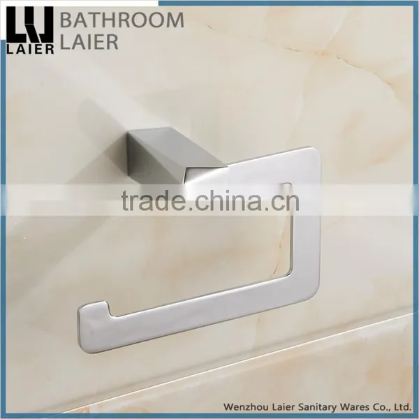 18733B Modern Kitchen Design China Goods Wholesale Chrome Plated Bathroom Accessory Set Toilet Paper Holder photo-2