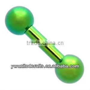 316L Stainless Steel Titanium Barbell Body Piercing Jewelry