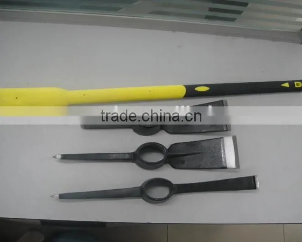 STEEL PICK /PICK MATTOCK WITH FIBERGLASS HANDLE photo-4